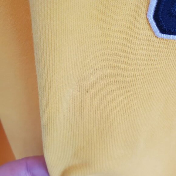 Champion Michigan Wolverines XL Maize and Blue Hooded Lace-Up Sweatshirt - Picture 7 of 8